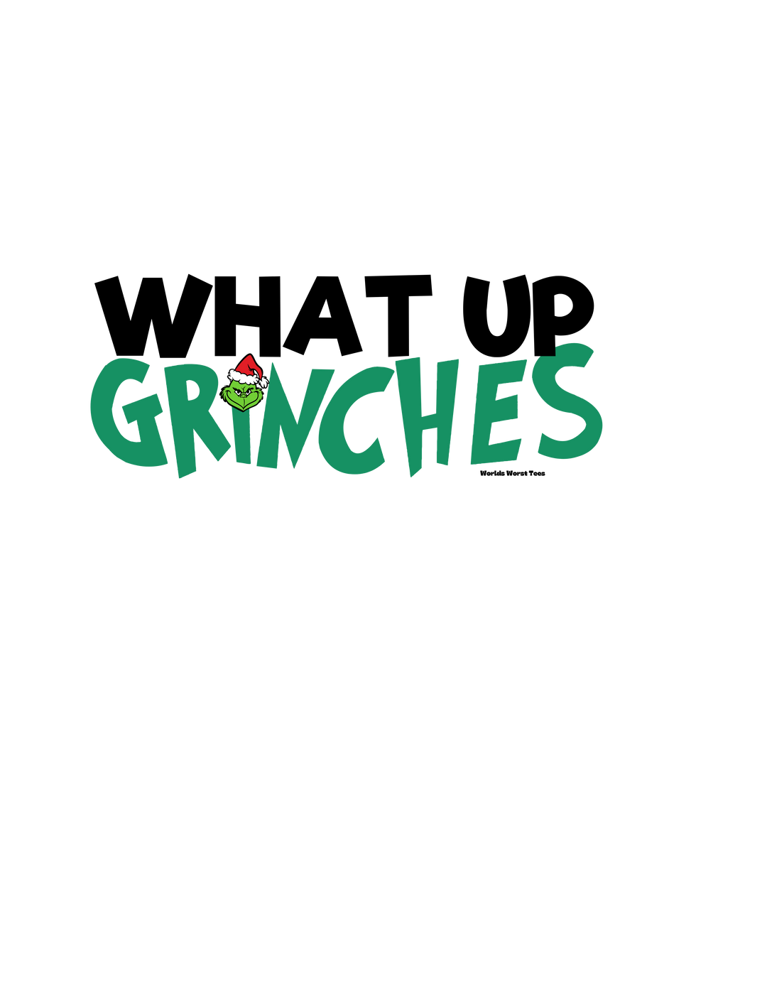 A cozy What up Grinches Hoodie in green with a Grinch face design. Unisex heavy blend, cotton-polyester fabric, kangaroo pocket, and drawstring hood. Perfect for warmth and style.