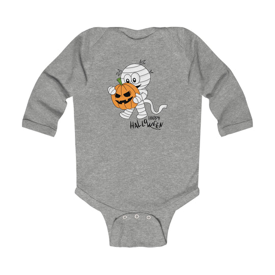 Happy Halloween Mummy Long Sleeved Onesie