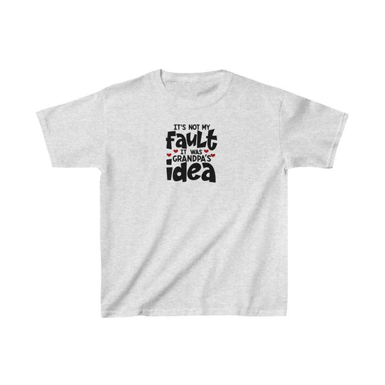 It Was Grandpa's Idea Kids Tee 10864906481480833668 18 Kids clothes Worlds Worst Tees