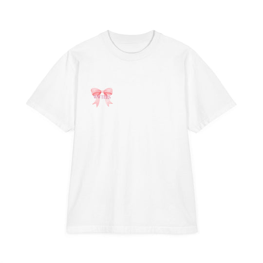 Daughter of the King Tee: An oversized, drop-shoulder t-shirt with a vintage-washed look, featuring reinforced stitching and a ribbed crew neck for streetwear style.