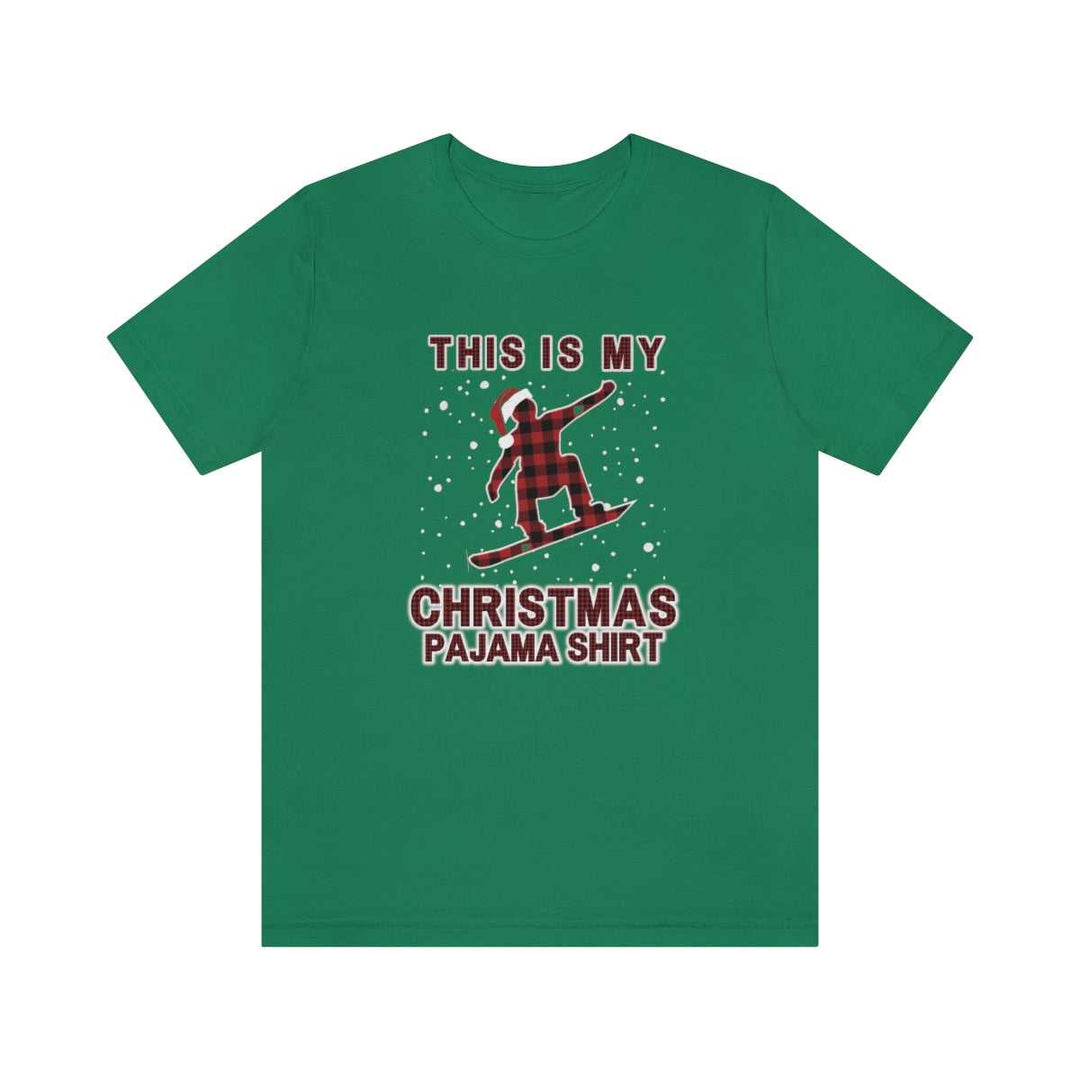 Snowboarding Christmas PJ Tee 10611845089587379307 24 T-Shirt Worlds Worst Tees