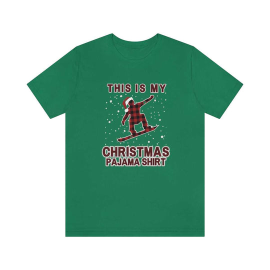 Snowboarding Christmas PJ Tee 10611845089587379307 24 T-Shirt Worlds Worst Tees