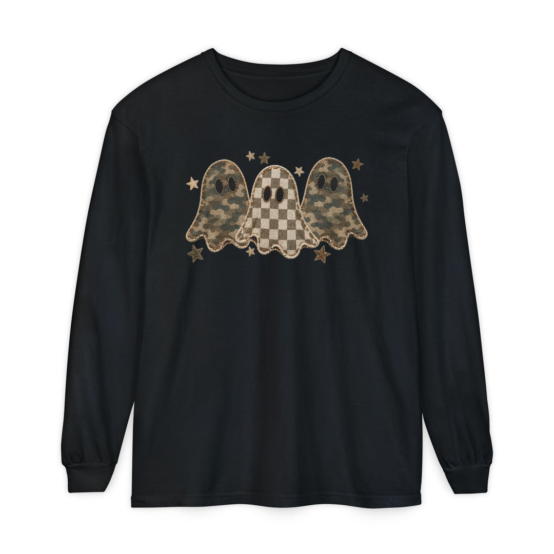 Ghost Camo Crew Long Sleeve Tee