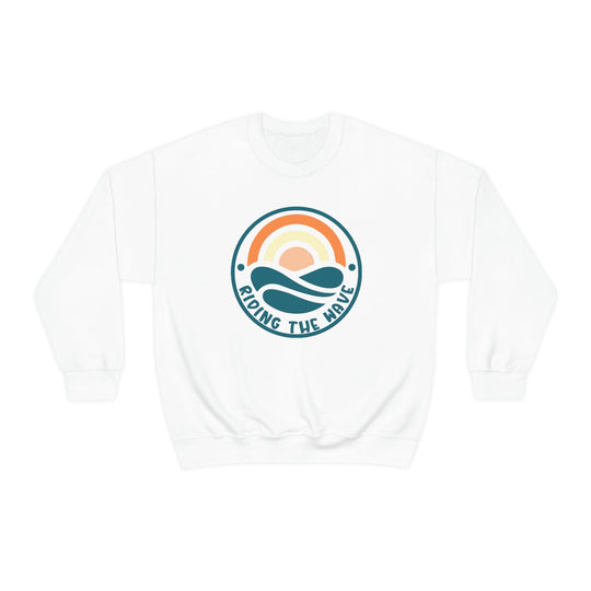 Riding the Wave Crewneck 32698559848836982338 60 Sweatshirt Worlds Worst Tees
