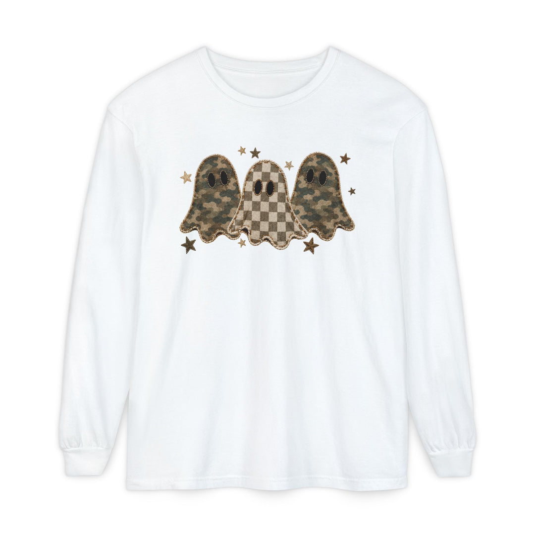 Ghost Camo Crew Long Sleeve Tee