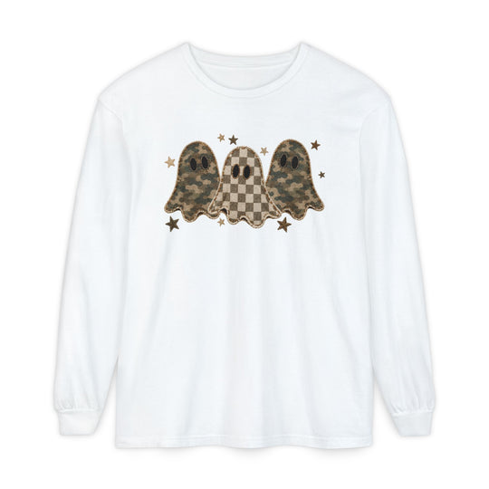 Ghost Camo Crew Long Sleeve Tee