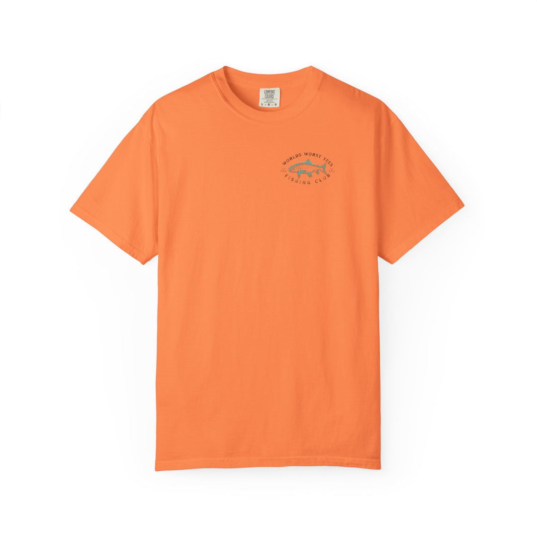 It's Fish O'clock Somewhere Tee features a relaxed fit and durable stitching, made from soft, 100% ring-spun cotton for everyday comfort.