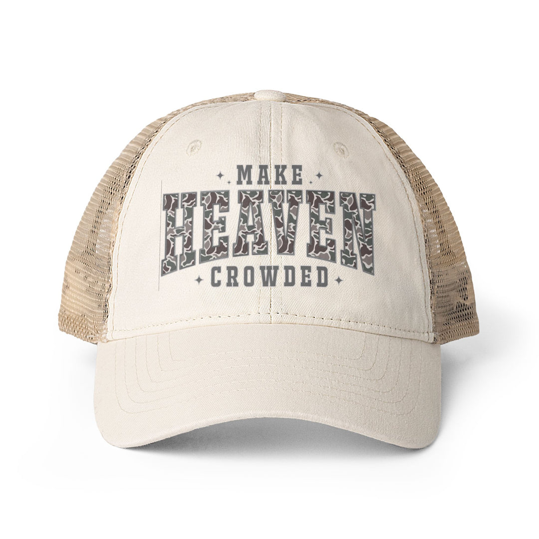 Make Heaven Crowded Women's Washed Mesh-Back Cap