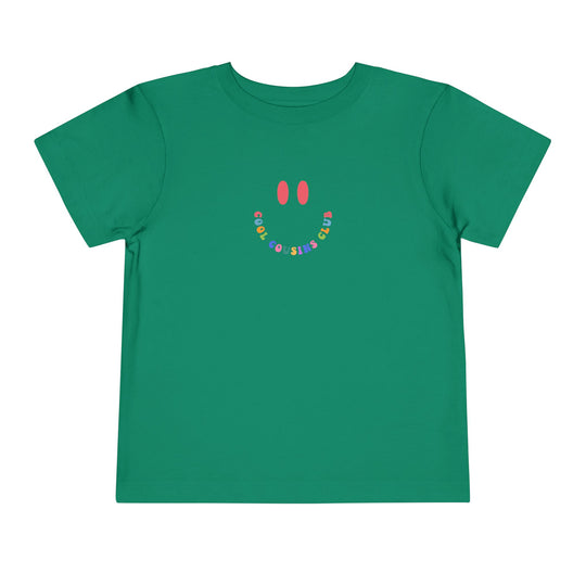 Cool Cousins Club Toddler Tee, a comfortable short sleeve t-shirt for toddlers, made of 100% Airlume cotton with tear-away label, perfect for daily wear.