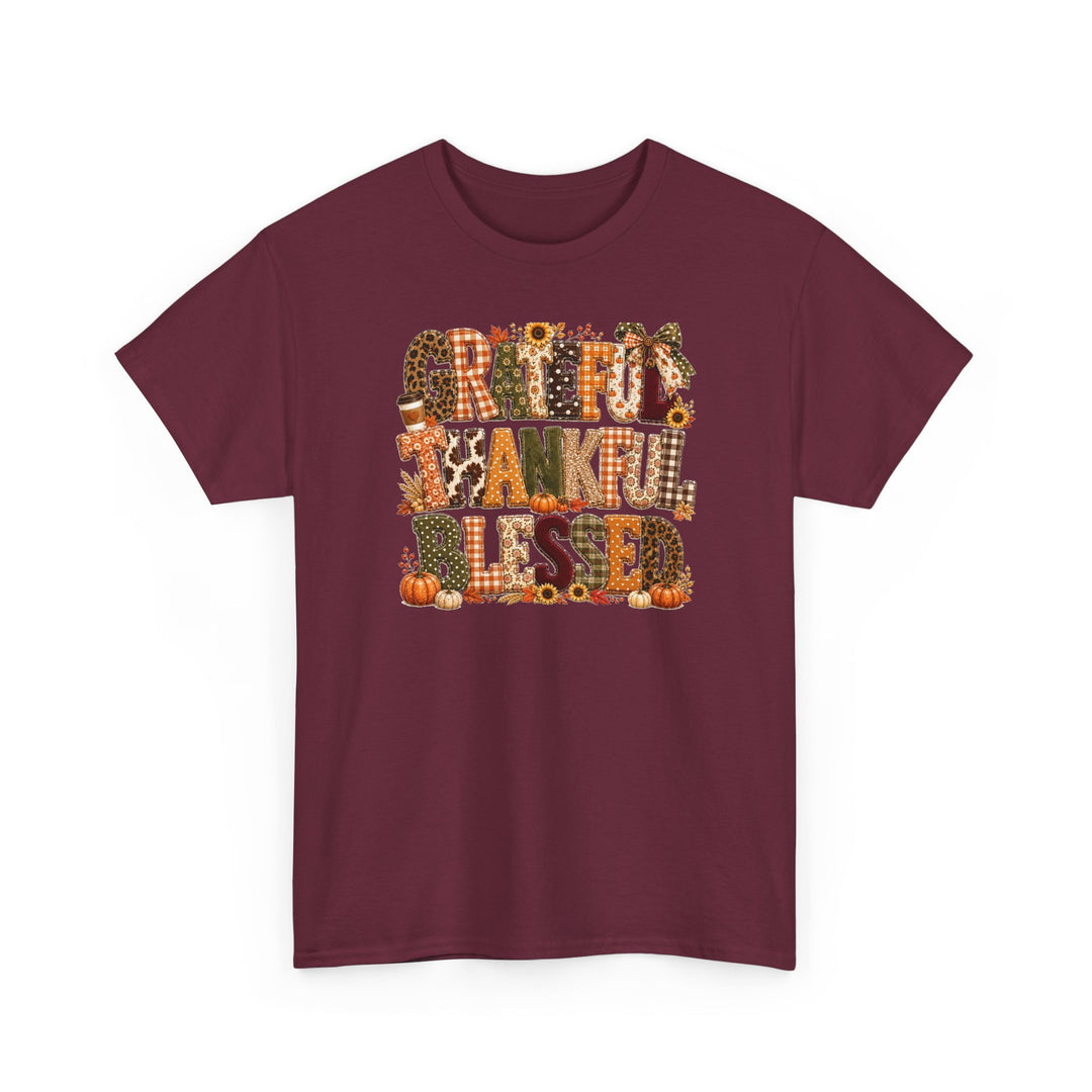 Greatful Thankful Blessed Tee