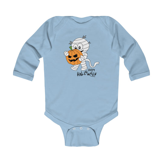 Happy Halloween Mummy Long Sleeved Onesie
