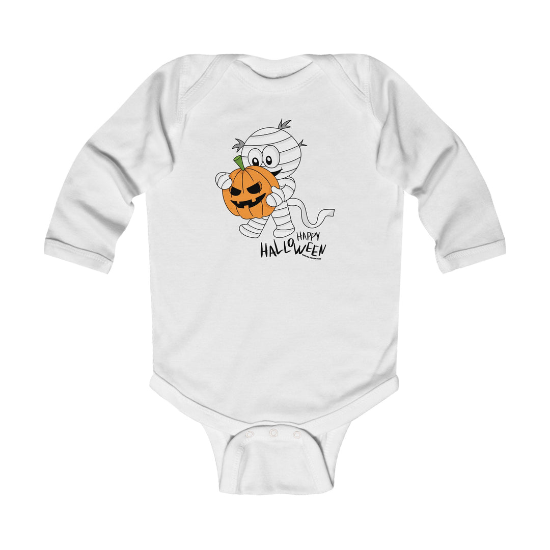 Happy Halloween Mummy Long Sleeved Onesie
