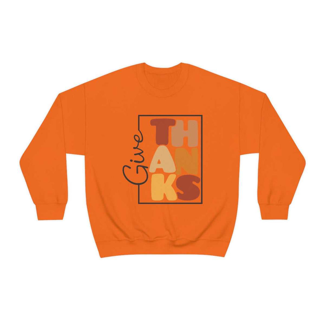 Give Thanks Crewneck 33400997722738394464 44 Sweatshirt Worlds Worst Tees