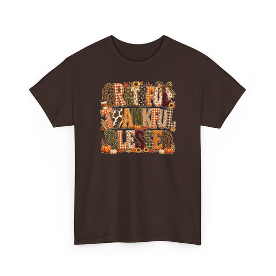 Greatful Thankful Blessed Tee