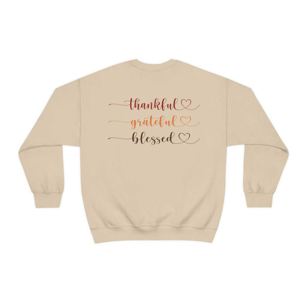 Thankful Grateful Blessed Crewneck 28847647374454151807 44 Sweatshirt Worlds Worst Tees