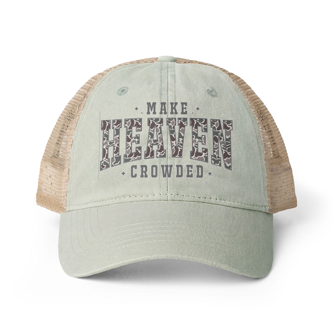 Make Heaven Crowded Women's Washed Mesh-Back Cap