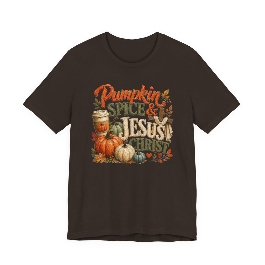 Pumpkin Spice and Jesus Christ Tee