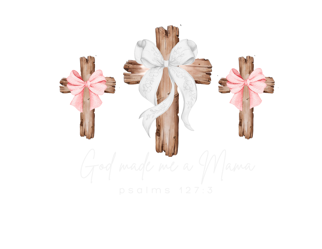 God Made Me a Girl Mama Tee