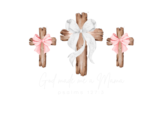 God Made Me a Girl Mama Tee