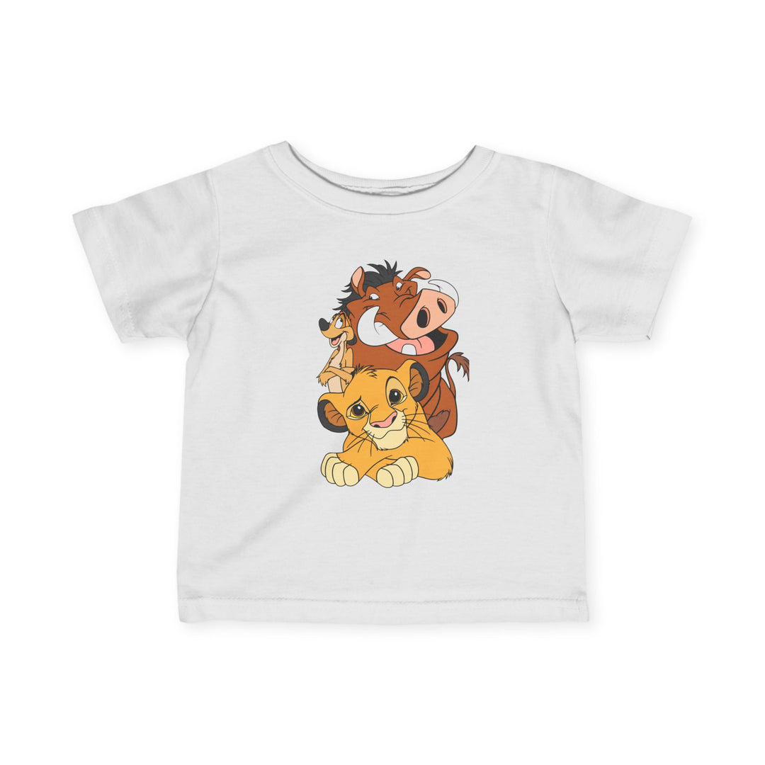 LK Baby Tee featuring durable side seams, ribbed knitting, and taped shoulders for comfort and longevity, made from soft ring-spun cotton, ideal for infants.