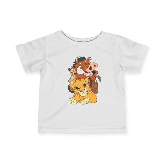 LK Baby Tee featuring durable side seams, ribbed knitting, and taped shoulders for comfort and longevity, made from soft ring-spun cotton, ideal for infants.
