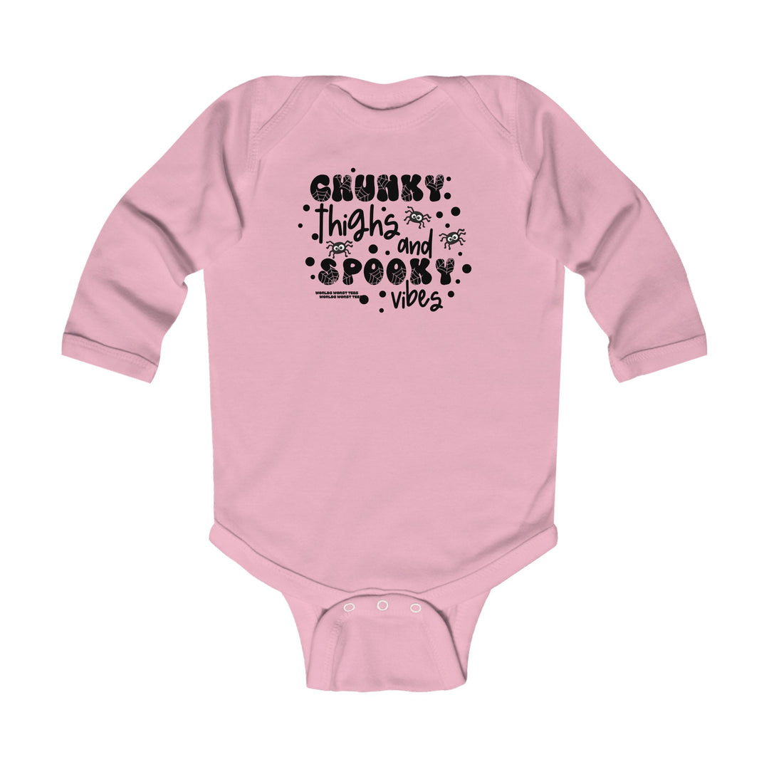 Chunky Thighs and Spooky Vibes Long Sleeved Onesie