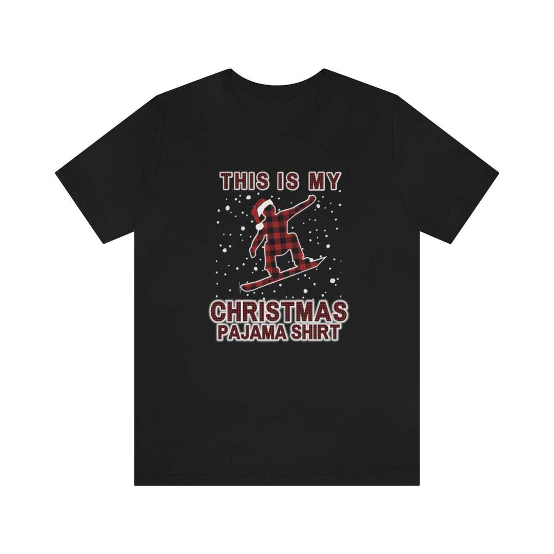 Snowboarding Christmas PJ Tee 10611845089587379307 24 T-Shirt Worlds Worst Tees