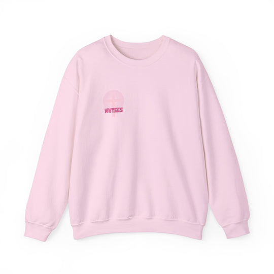 Good Things are Coming Crew unisex sweatshirt, medium-heavy fabric blend, ribbed collar, no side seams, showcasing comfort and durability. Ideal for colder months.