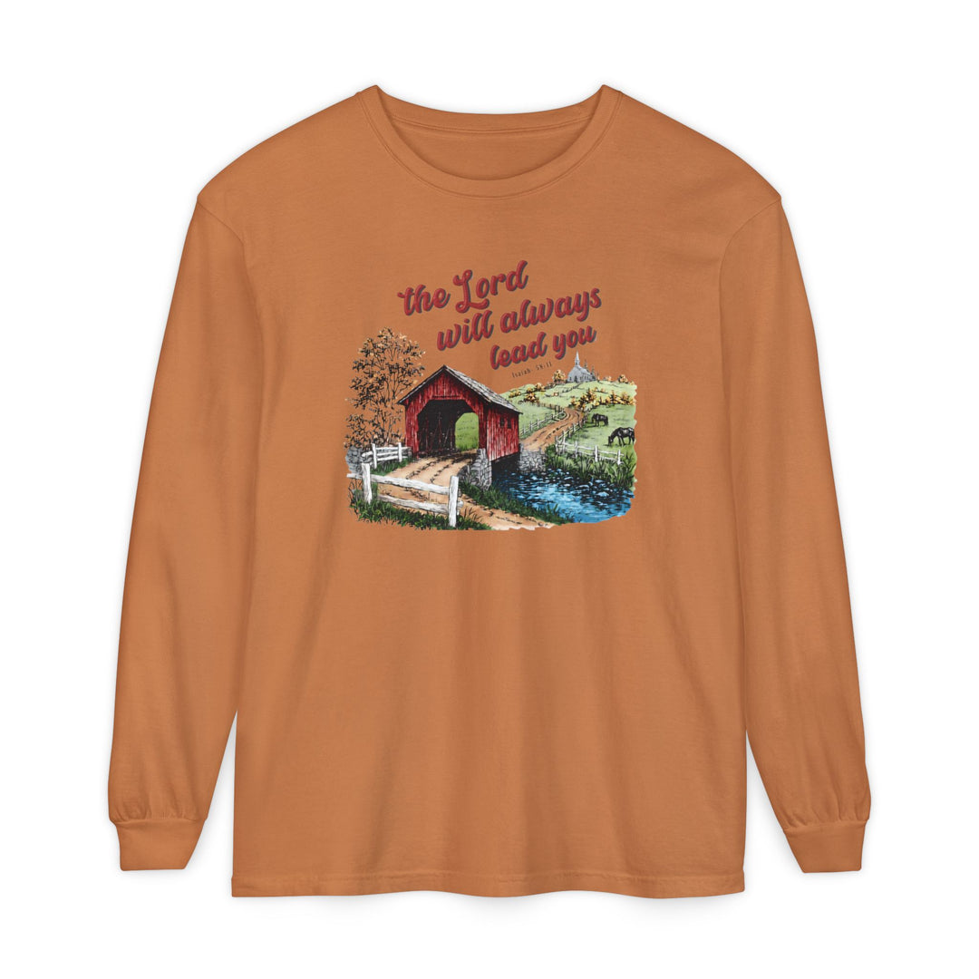 The Lord Will Lead You Long Sleeve Tee