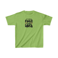 It Was Grandpa's Idea Kids Tee 10864906481480833668 18 Kids clothes Worlds Worst Tees