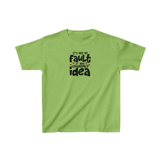 It Was Grandpa's Idea Kids Tee 10864906481480833668 18 Kids clothes Worlds Worst Tees