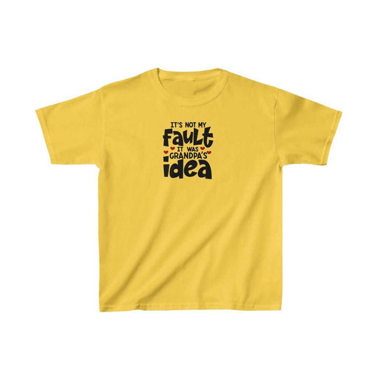 It Was Grandpa's Idea Kids Tee 10864906481480833668 18 Kids clothes Worlds Worst Tees