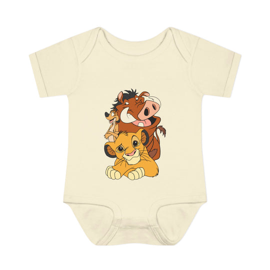 Infant unisex LK Onesie with lap shoulders, crafted from soft ring-spun cotton, designed for comfort and easy wear, suitable for ages 0-24 months.