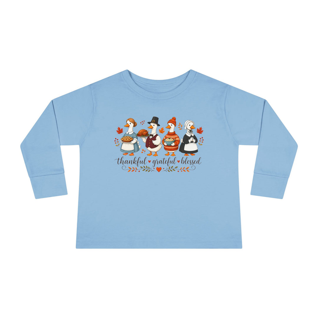 Thankful Goose Toddler Long Sleeve Tee