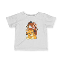 LK Baby Tee: Infant fine jersey tee with side seams, ribbed knitting, and taped shoulders for comfort and durability. Available in multiple sizes for growing toddlers.