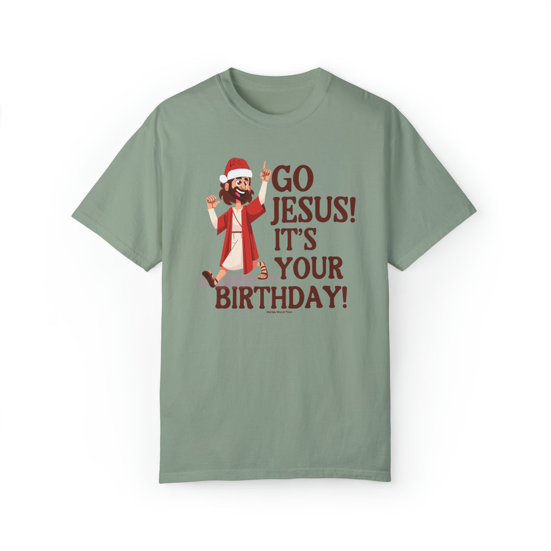 A relaxed fit unisex t-shirt featuring a cartoon character holding his thumb up. Made of 80% ring-spun cotton and 20% polyester, with a rolled-forward shoulder design and medium-heavy fabric. From Worlds Worst Tees.