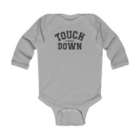 Touch Down Long Sleeve Onesie 14900325255722673224 19 Kids clothes Worlds Worst Tees