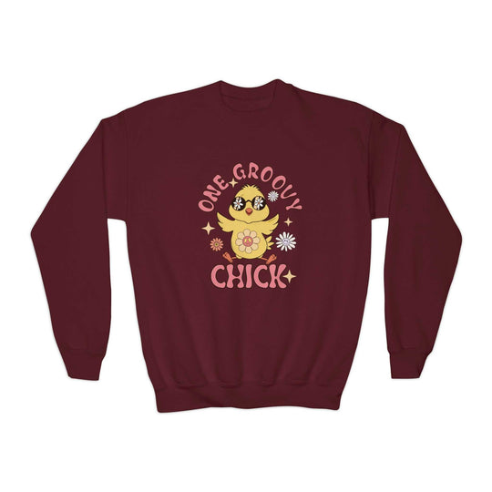 One Groovy Chick Youth Crewneck 41736004985573964402 38 Kids clothes Worlds Worst Tees