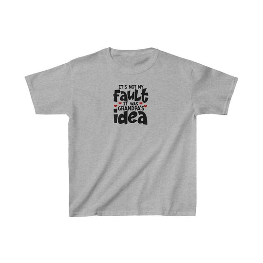 It Was Grandpa's Idea Kids Tee 10864906481480833668 18 Kids clothes Worlds Worst Tees