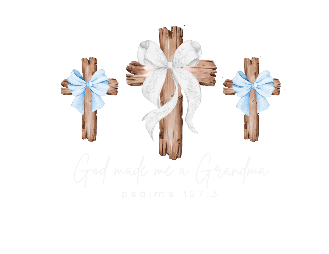 God Made Me a Boy Grandma Tee