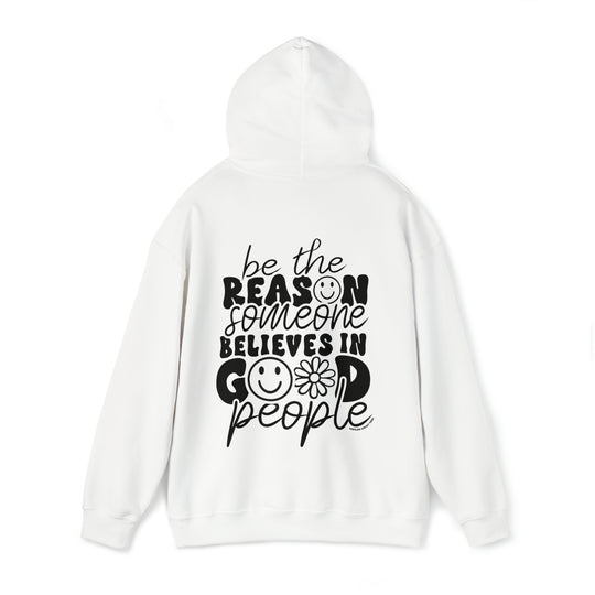 Unisex heavy blend crewneck sweatshirt, Be the Reason design. 50% cotton, 50% polyester, ribbed knit collar, loose fit. Sewn-in label, sizes S-5XL. Comfort meets style.