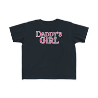Daddy's Girl Toddler Tee with soft, high-quality cotton fabric, suitable for toddlers' sensitive skin, featuring a classic fit and durable print.