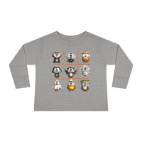 Tic-Tac-Toe Owls Toddler Long Sleeve Tee