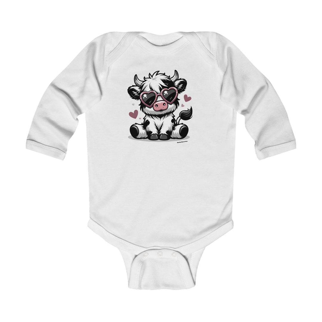Cute Cow Long Sleeve Onesie
