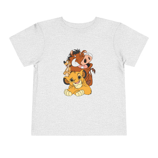 LK Toddler Tee: A stylish short-sleeve t-shirt for toddlers, made from 100% Airlume combed and ring-spun cotton, featuring a tear-away label for added comfort.