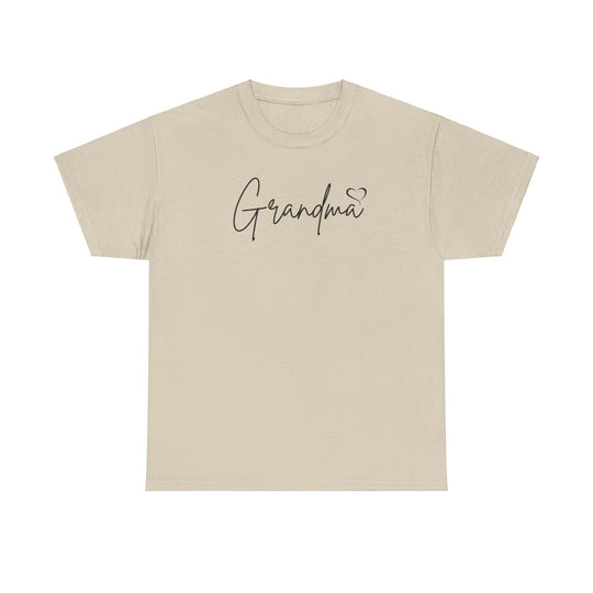 Unisex Grandma Love Tee, a classic staple with durable construction. No side seams for comfort, ribbed knit collar for elasticity. Medium weight, 100% cotton. Sizes S-5XL. From Worlds Worst Tees.