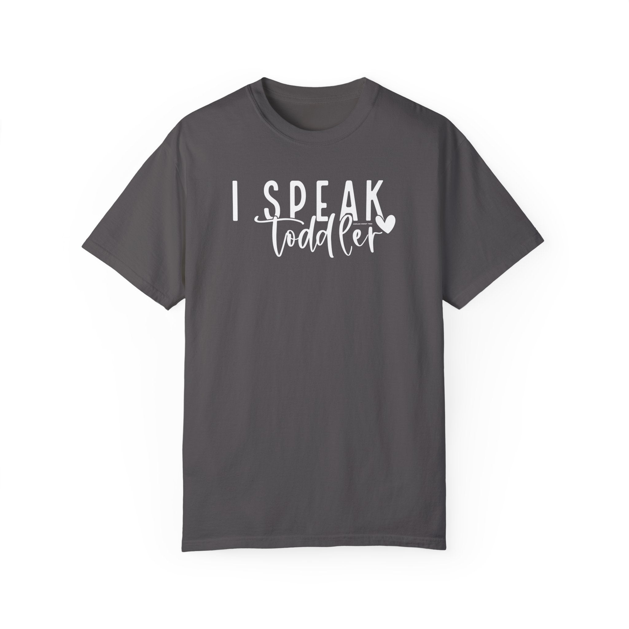 I Speak Toddler Tee | Cute Kids Graphic Tee Shirt – Faith Family Designs