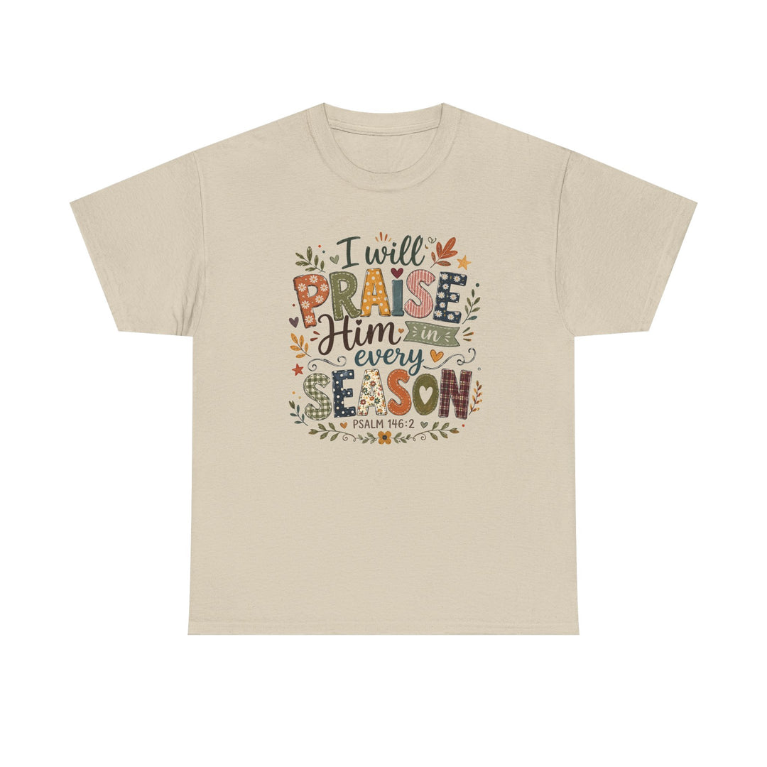 Praise Him in Every Season Fall Tee