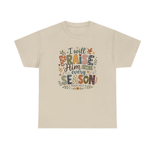 Praise Him in Every Season Fall Tee