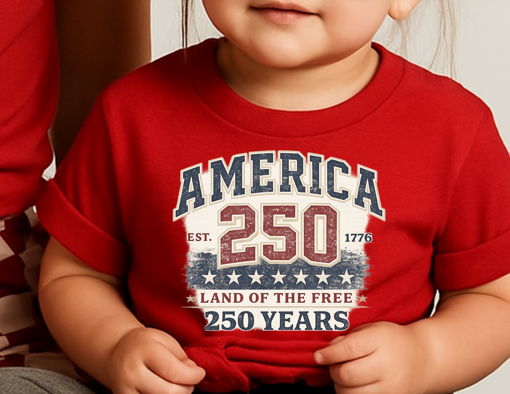 America 250 Years Toddler Tee